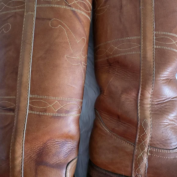 Vintage Stitching Horse Campus Boots Size 8 1/2D - Picture 9 of 16